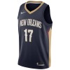 New Orleans Pelicans jonas valanciunas 17 Nike 2022-23 Icon Edition Navy Miesten Pelipaidat Swingman
